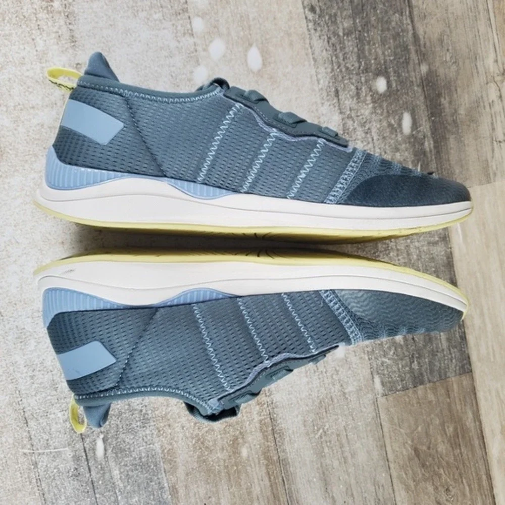Kuru Atom Womens Shoes Sz 9.5 M Running Muted Blue Gray‎ Mesh Lace Up Sneakers